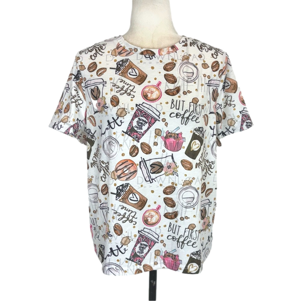 Coffee and doughnut t-shirt
